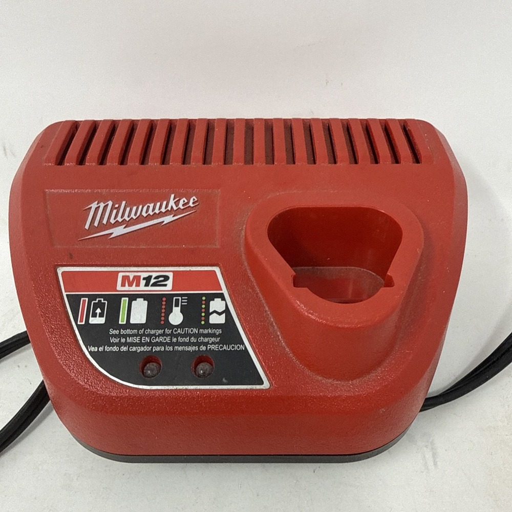 Genuine Milwaukee 48-59-2401 M12 12V Lithium Ion Battery Charger 12 Volt